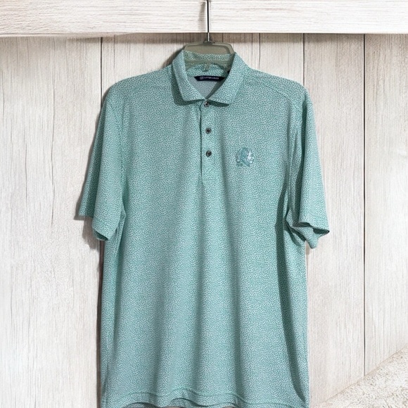 Cutter & Buck Connoquenessing Country Club Polo | Medium | Mint Green Gold | Dry - Picture 3 of 6